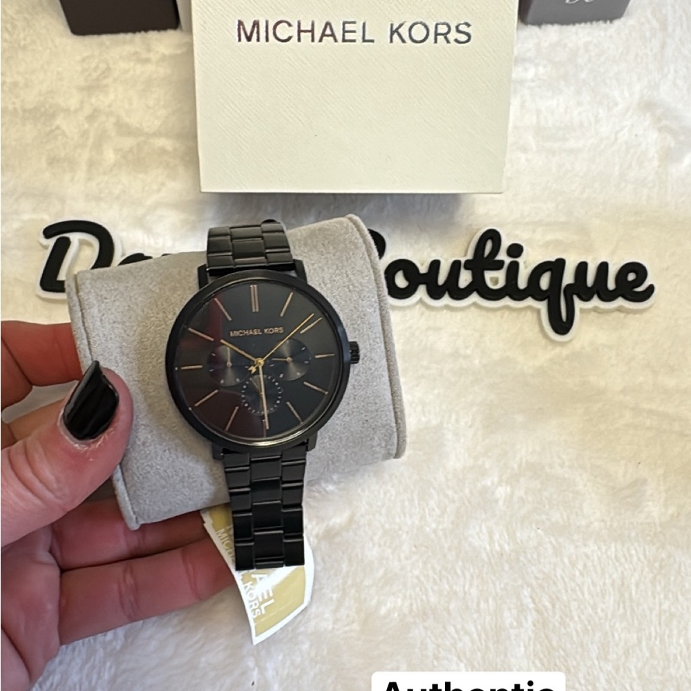 Michael Kors Black Stainless Steel Watch